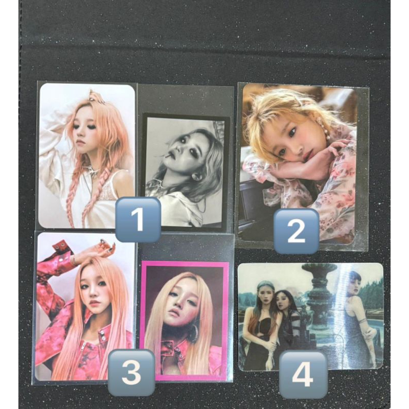 Photocard Gidle Yuqi I never die i made i trust Tomboy Senorita Hwaa pc poca PE album spoiled album 