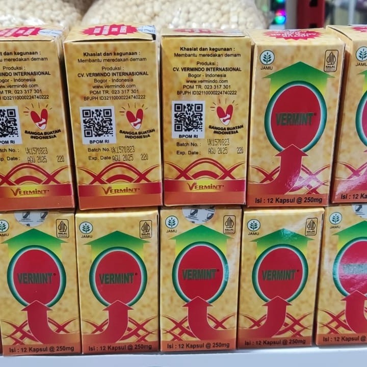 VERMINT 30 KAPSUL - KAPSUL CACING VERMINT