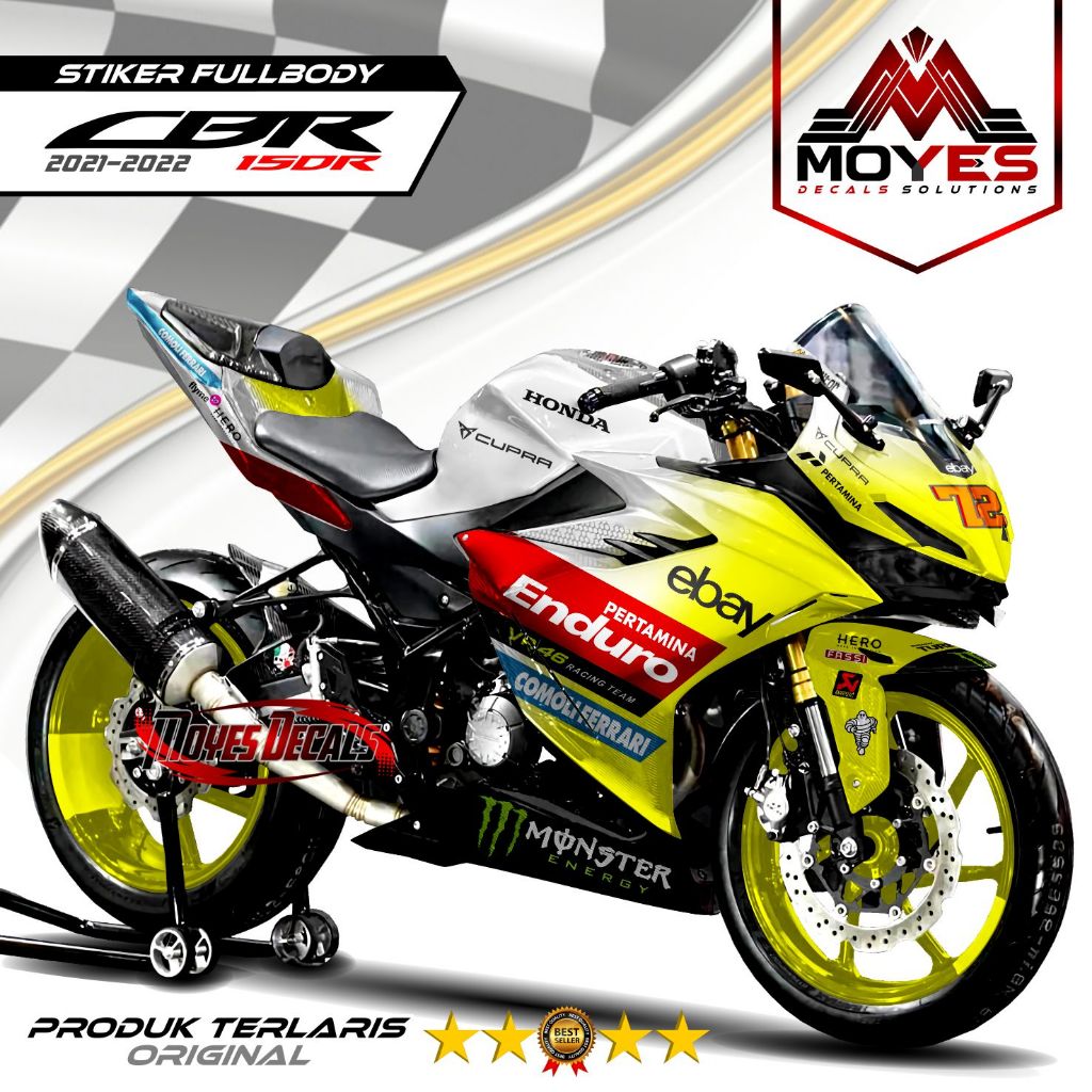Decal Sticker Cbr 150r 2021 Fullbody - Decal CBR150R K45R 2022 Full Body - Stiker Variasi Honda Cbr 