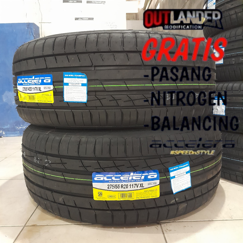 Ban Mobil Pajero Fortuner Ring 20 275/55 Murah Accelera Iota St68 275 55 R20 Tubeless