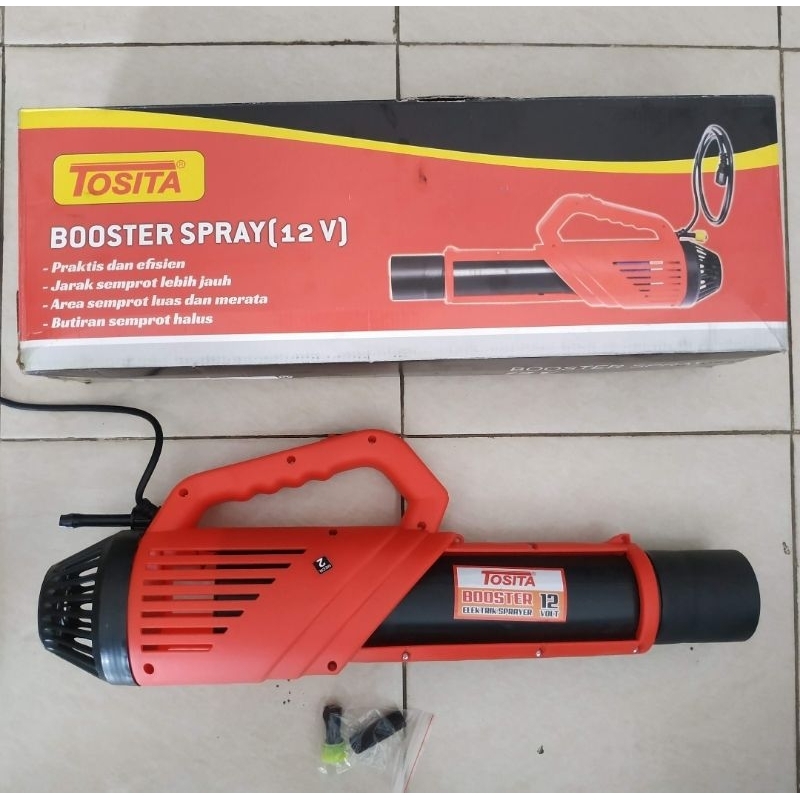 Booster Mist Blower Kabut Sprayer Alat Semprot Hama Cas Charger Elektrik Electric Tosita