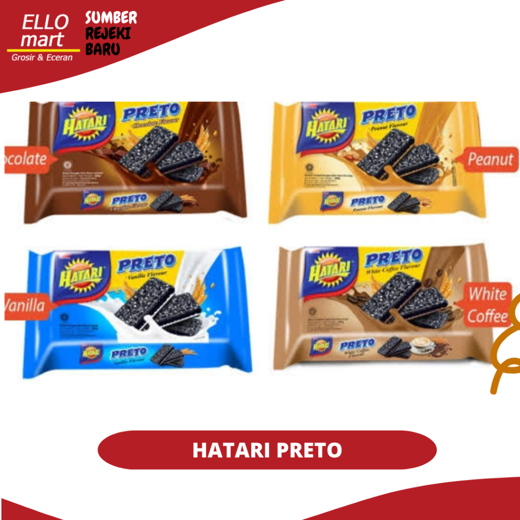 Hatari Cream Preto Hatari Biskuit Preto All Varian rasa Roti Hatari