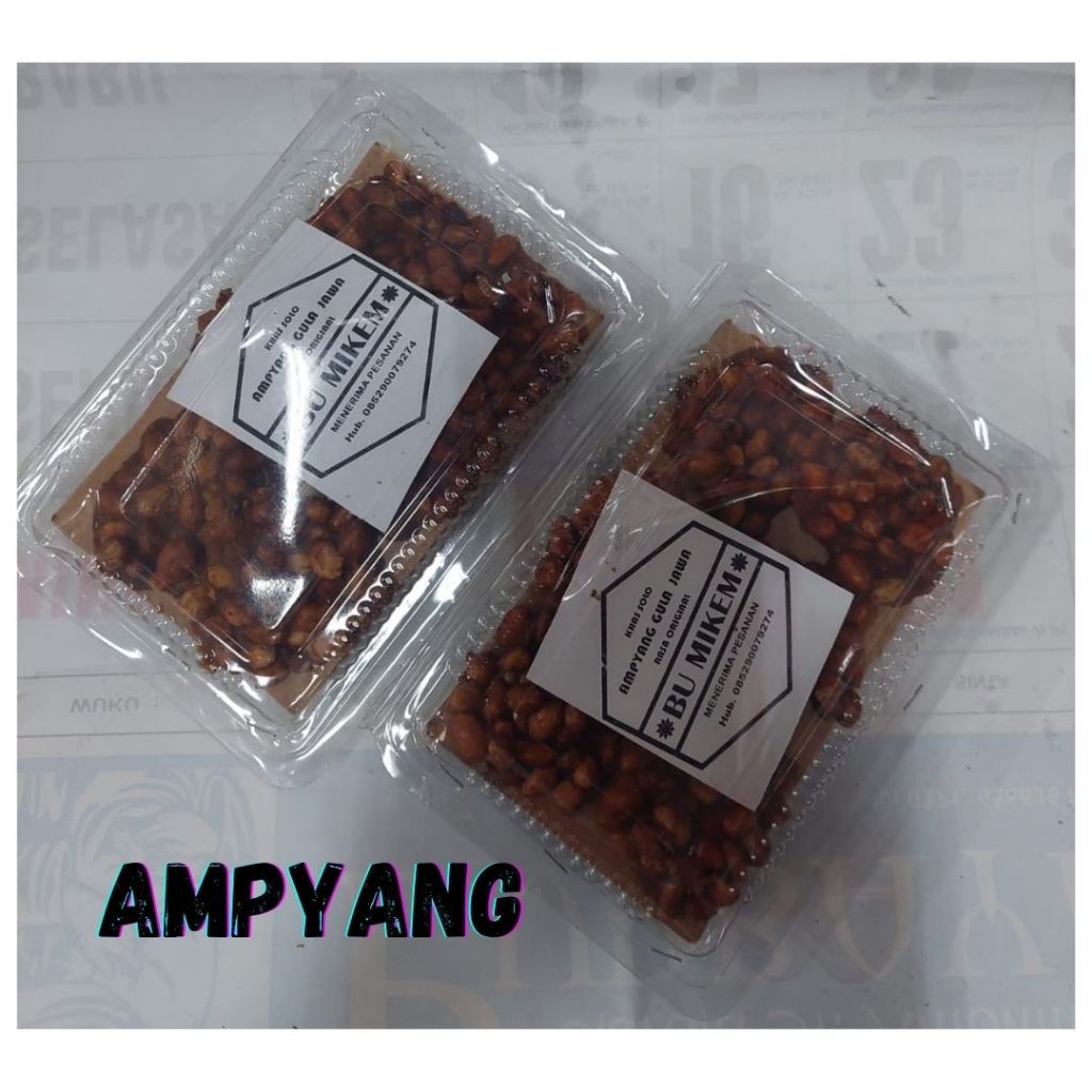 

Ampyang Kacang Gula Jawa Jahe Manis Enak Makanan Tradisional Khas Solo Renyah Empuk Fresh Murah - 300 Gr