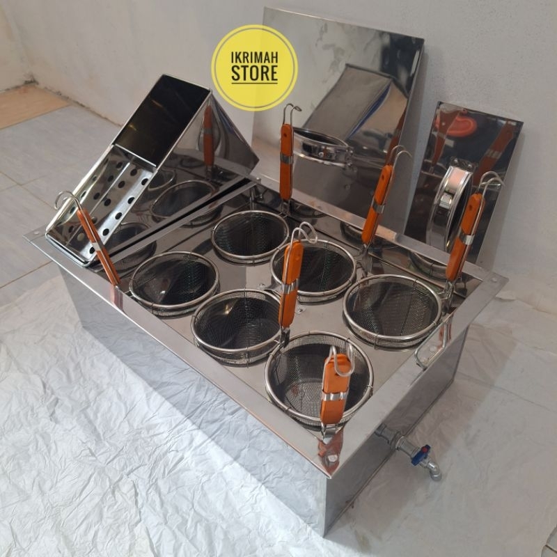 PANCI MIE AYAM 6 LUBANG / DANDANG MIE AYAM KOTAK / DANDANG MIE KOCOK MIE AYAM BAKSO