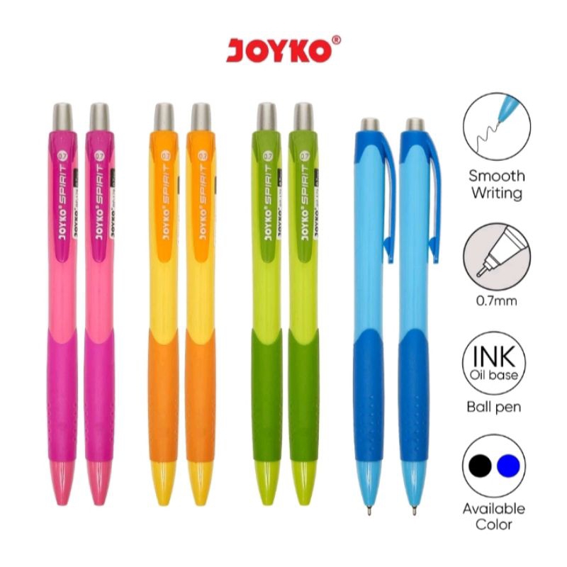 

BALL PEN PULPEN PENA JOYKO BP- 179 SPIRIT 0,7 MM
