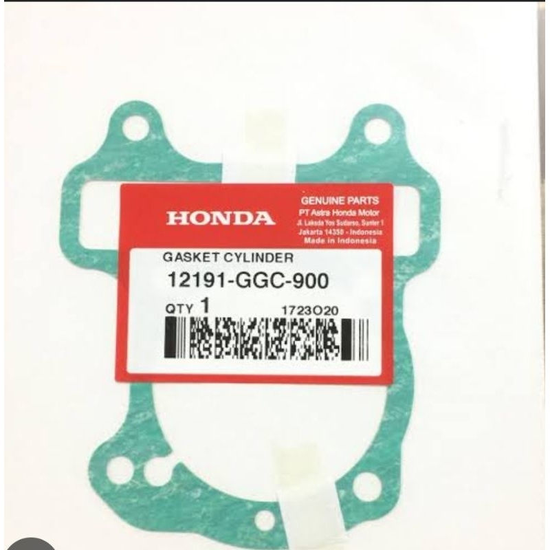 12191-GGC-900 HGP AHM 100% ORIGINAL PAKING BLOK BEAT FI VARIO FI SCOOPY FI ORIGINAL HONDA 12191GGC90