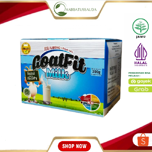 

Susu Kambing Etawa GOATFIT PUTIH SACHET Milk ORIGINAL 10 SACHET / Goat Fit