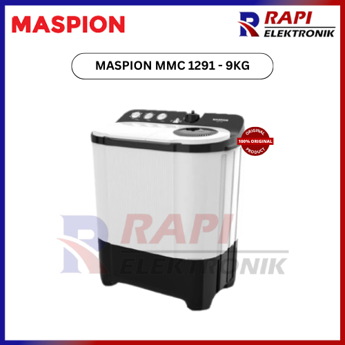 MESIN CUCI MASPION MMC 1291 - 9KG 2 TABUNG