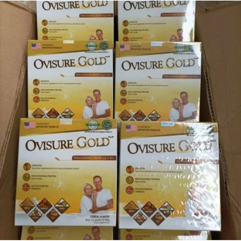 SUSU OVISURE GOLD SUSU VITAMIN TULANG DAN SENDI SARAF KEJEPIT