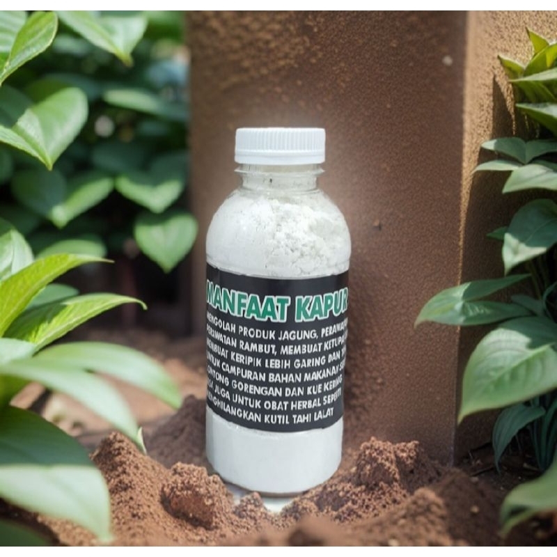 

Kapur sirih food grade untuk campuran bahan makanan kemasan botol plastik 100 gr