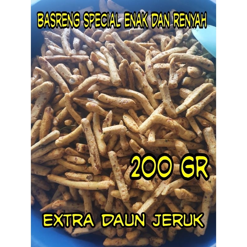 

Baso ikan goreng stik dan coin special K'Rasa 200 gr pedas renyah murah, baso goreng asin gurih pedas daun jeruk kriuk. basreng stik dan coin best seller