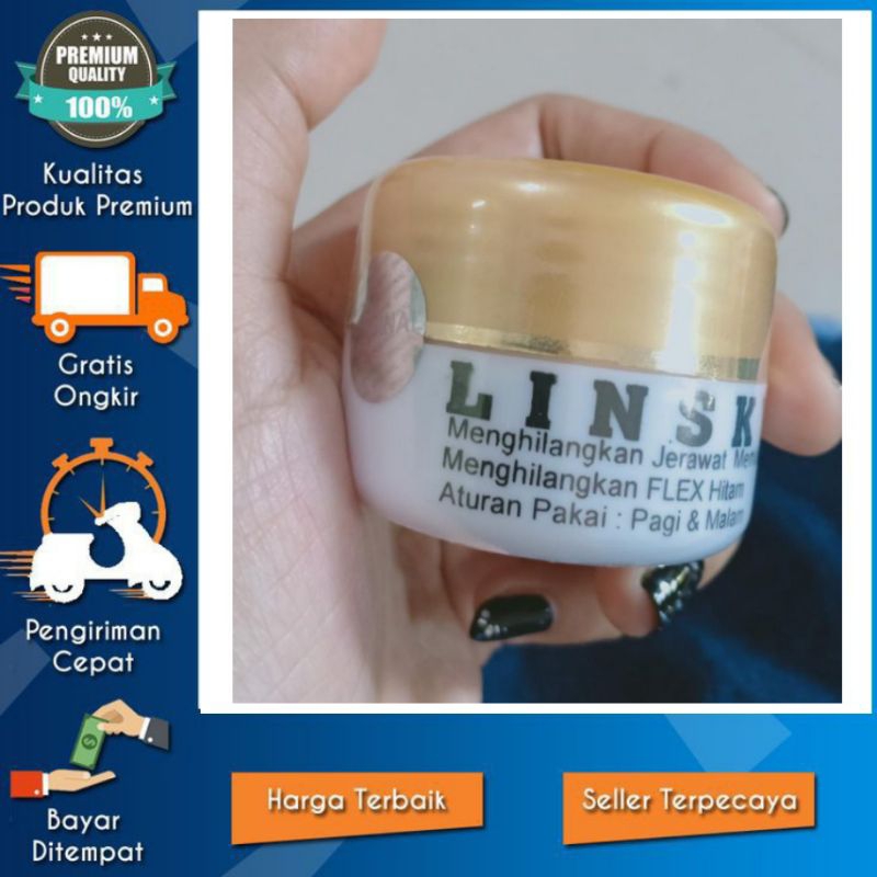 CREAM LINSKY BPOM ORIGINAL BERSEGEL HOLOGRAM