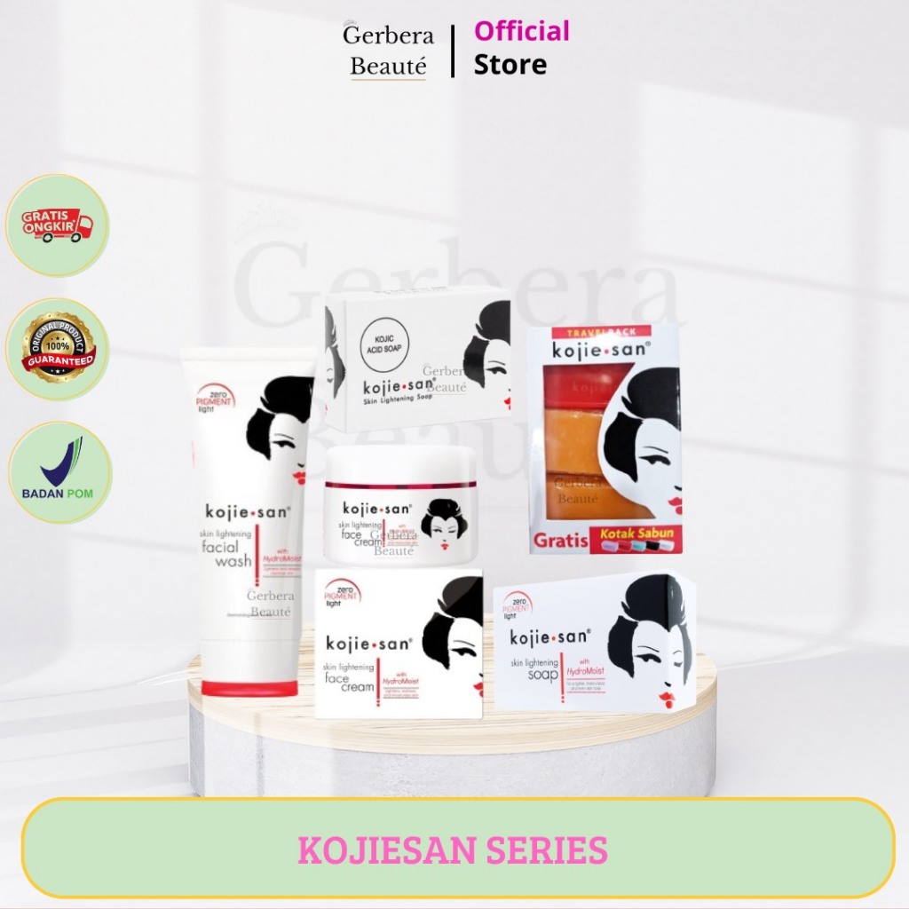Kojie San Skin Lightening Soap Kojic Acid 100% Original - Sabun Kojie San BPOM - Skin Lightening Cre