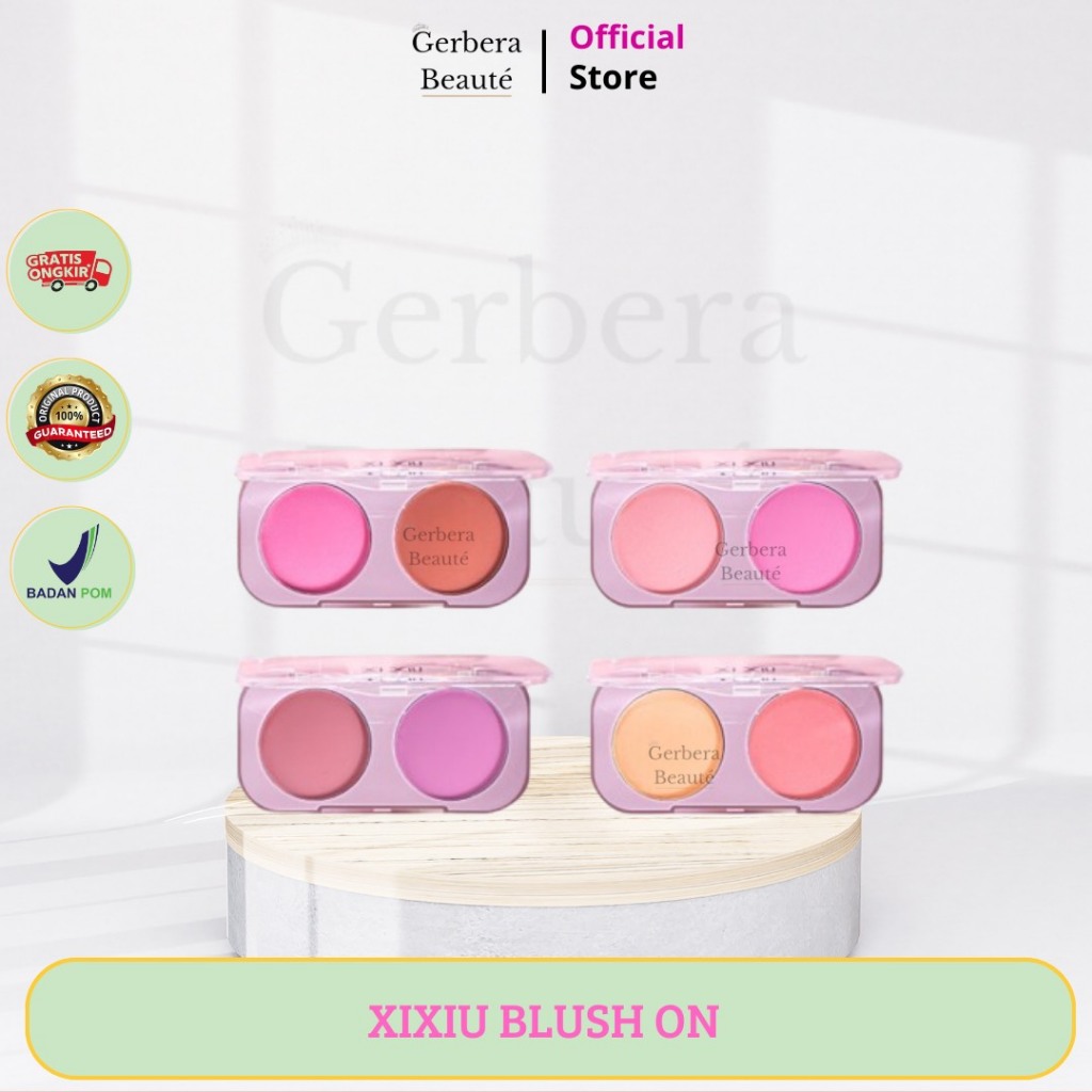 Xi Xiu Divine Powder Blush - Xi Xiu Blush On Compact Original BPOM