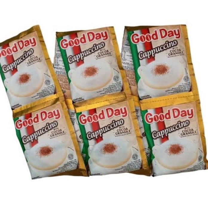 

PROMO SALE Kopi GOOD DAY CAPUCINO 25gr RENCENG ISI 1