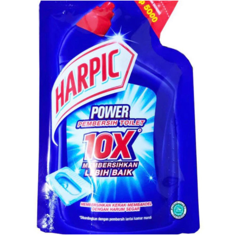 HARPIC PEMBERSIH TOILET POWER PLUS REFILL isi Ulang Refill PEMBERSIH TOILET membersihkan 10x lebih b