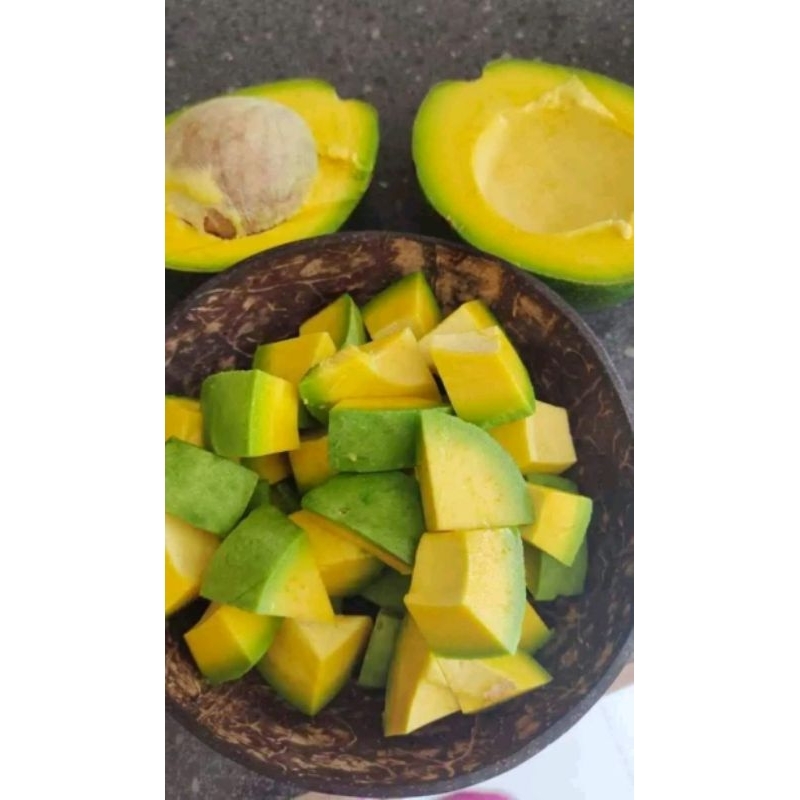 

ALPUKAT_SUPER_ASLI_ISI 2-3_BIJI_ KUNING_MANIS_PULEN