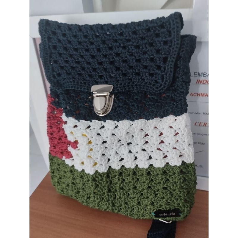 tas ransel anak |tas punggung rajut |palestina