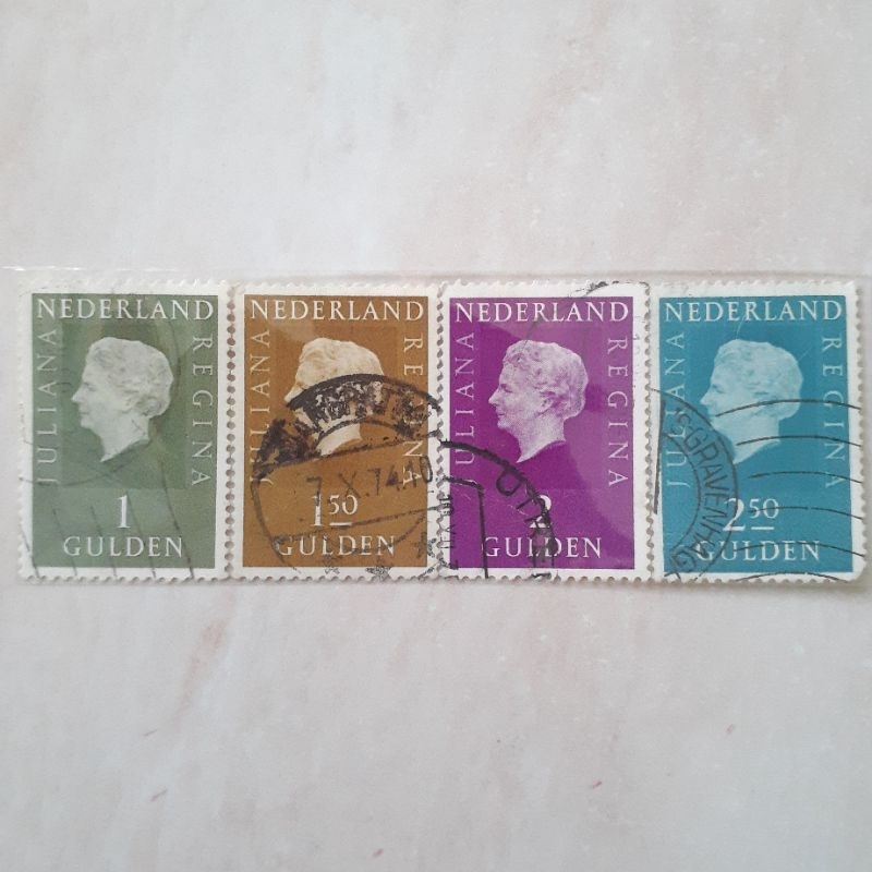 

Perangko Belanda Queen Juliana Regina Tahun 1981 set 4pcs