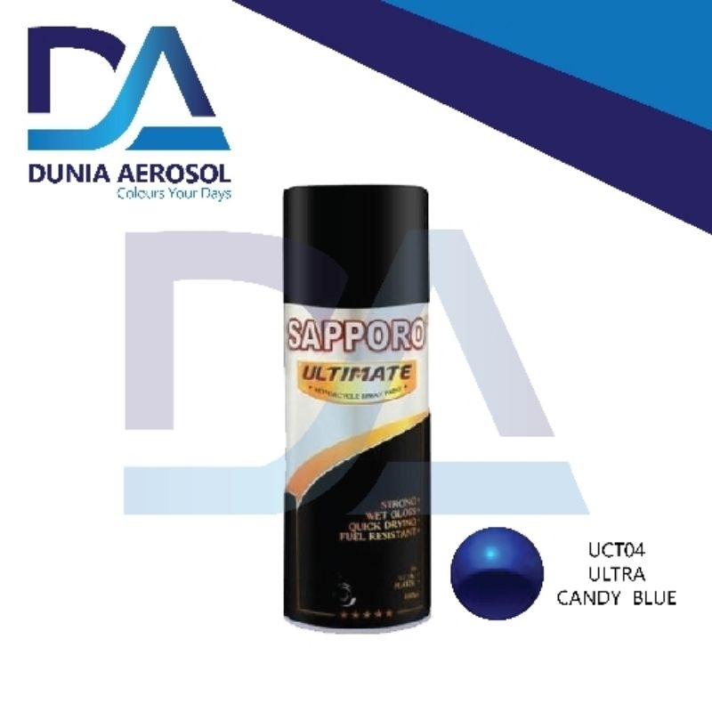Pilox Sapporo Ultimate Ultra Candy Blue UCT04 Cat Semprot