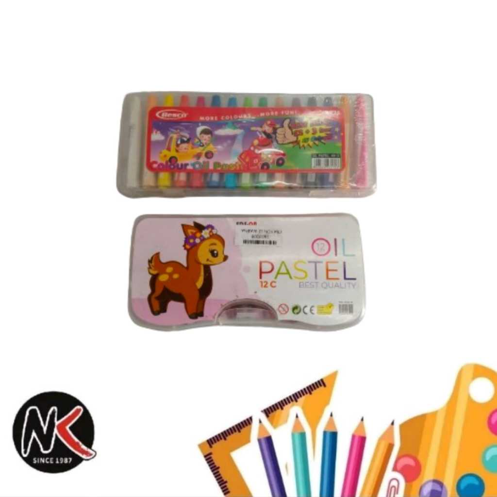 

Krayon/Crayon 12 & 15 Warna Fancy/Oil Pastel