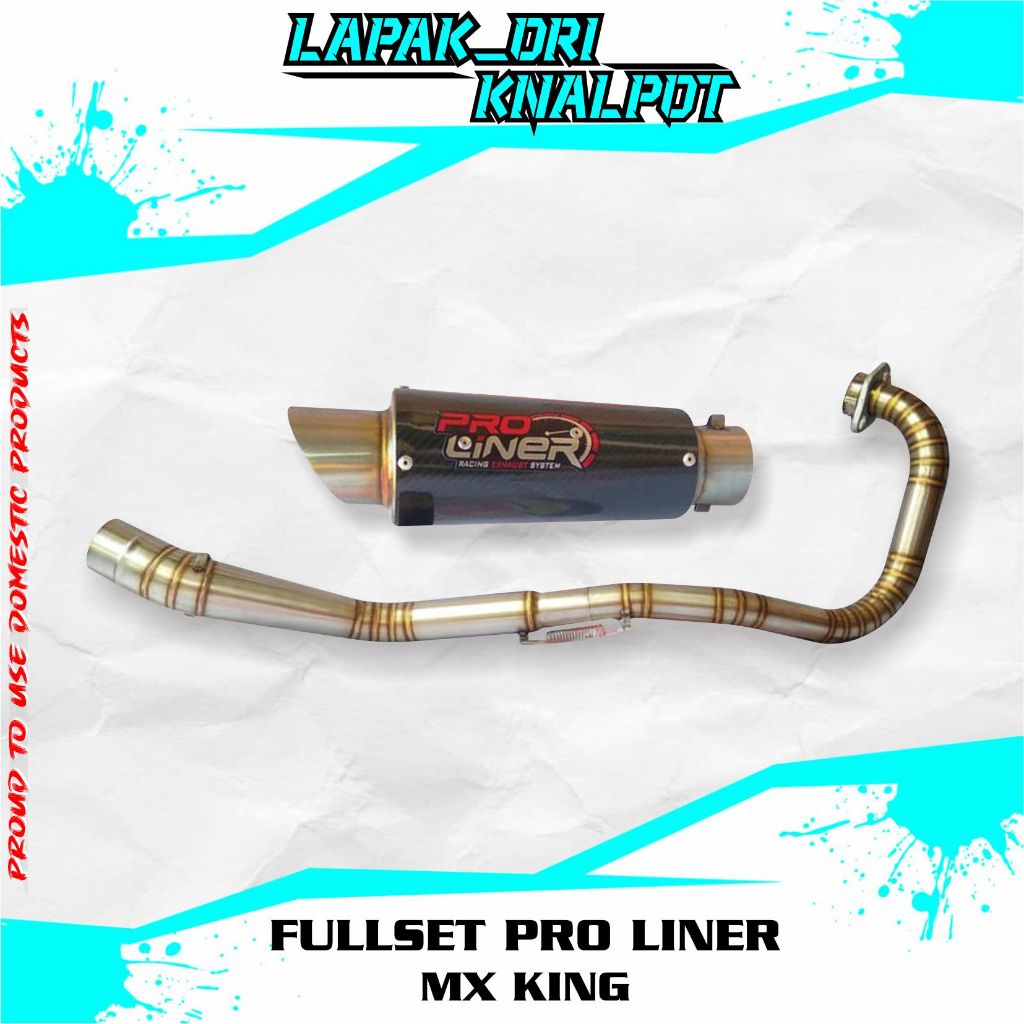 Knalpot Racing PRO LINER Carbon MX KING
