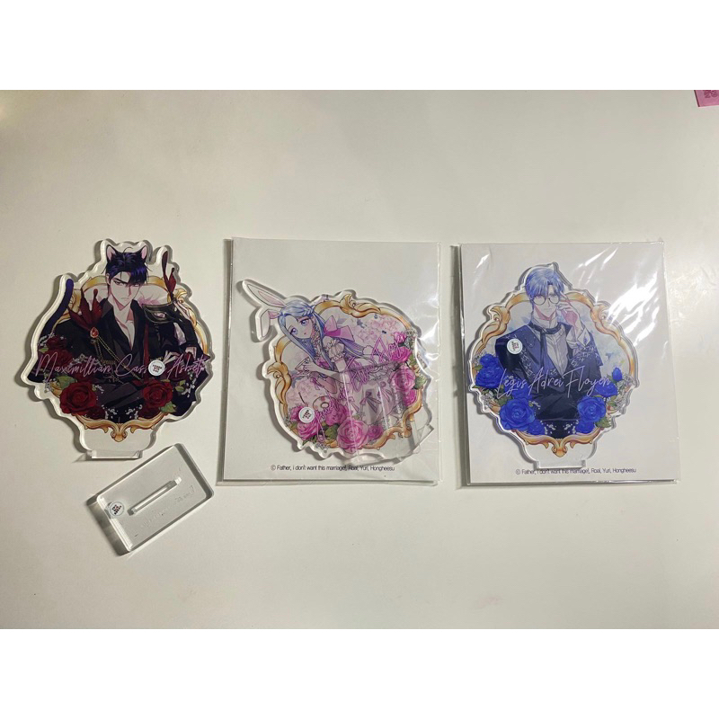 Acrylic Standee SET Father I Don't Want to Get Married