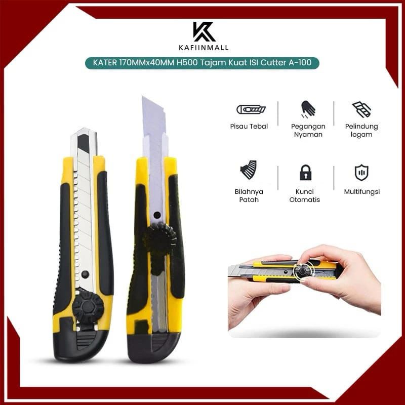 

Cutter H500 Super Tajam Super Kuat Tidak Mudah Patah