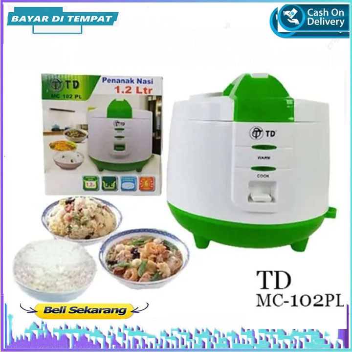 Rice cooker magic com TD/omicko 1,2 liter penanak nasi promo 1 liter td/omicko