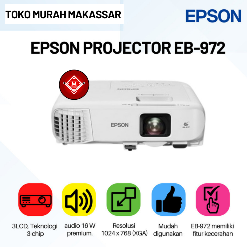EPSON PROJECTOR EB-972 / PROYEKTOR EPSON EB-972