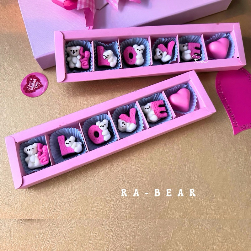 

6 BEAR | COKLAT VALENTINE BUKET COKELAT CEWE COWO KASIH SAYANG BERUANG LOVE CINTA BEAR