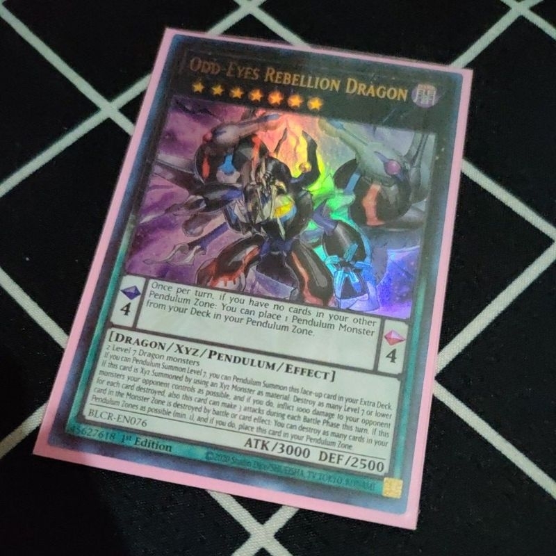 Pendulum Rare Odd Eyes Rebellion Dragon