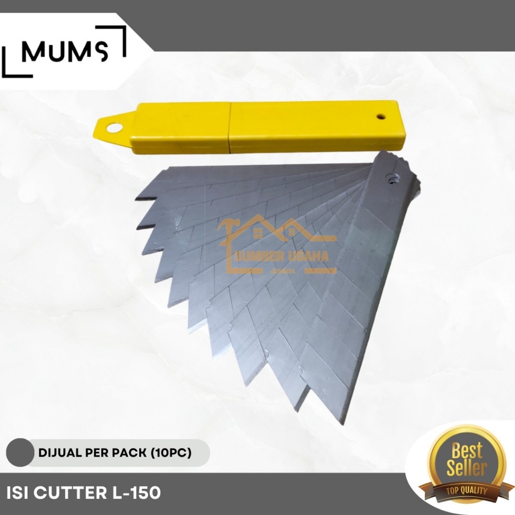 

Isi Cutter Besar Refill Kater Vico L150 L-150 Pisau Cutter Blade 18mm SUJ