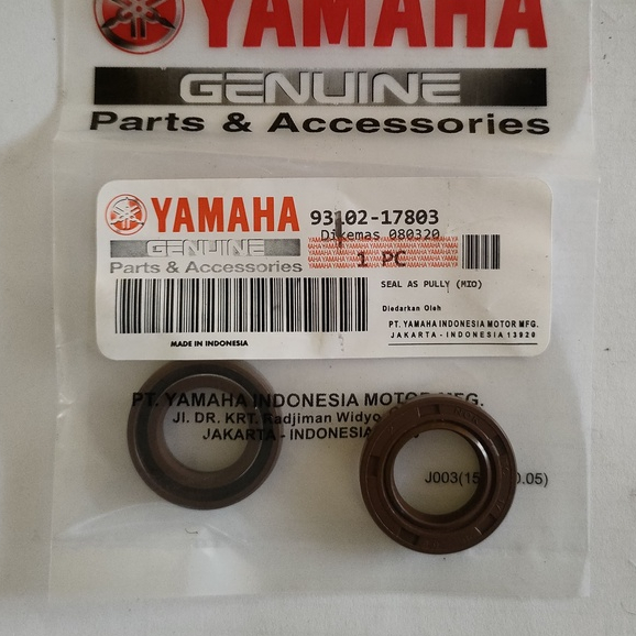 SEAL AS PULLEY PULLY YAMAHA MIO/NOUVO 93102-17803