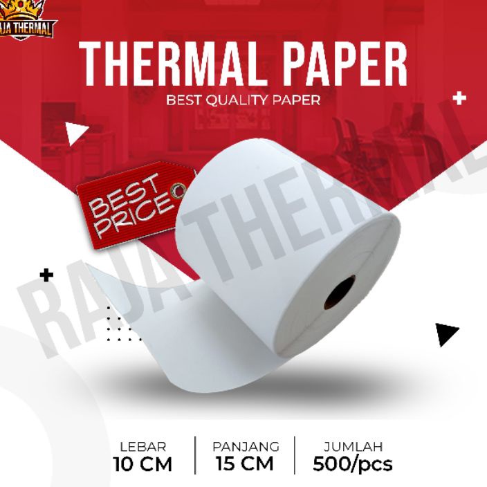 

COD NEWPRODUCT KERTAS STICKER THERMAL A6 1x15MM STICKER BARCODE PAPER THERMAL