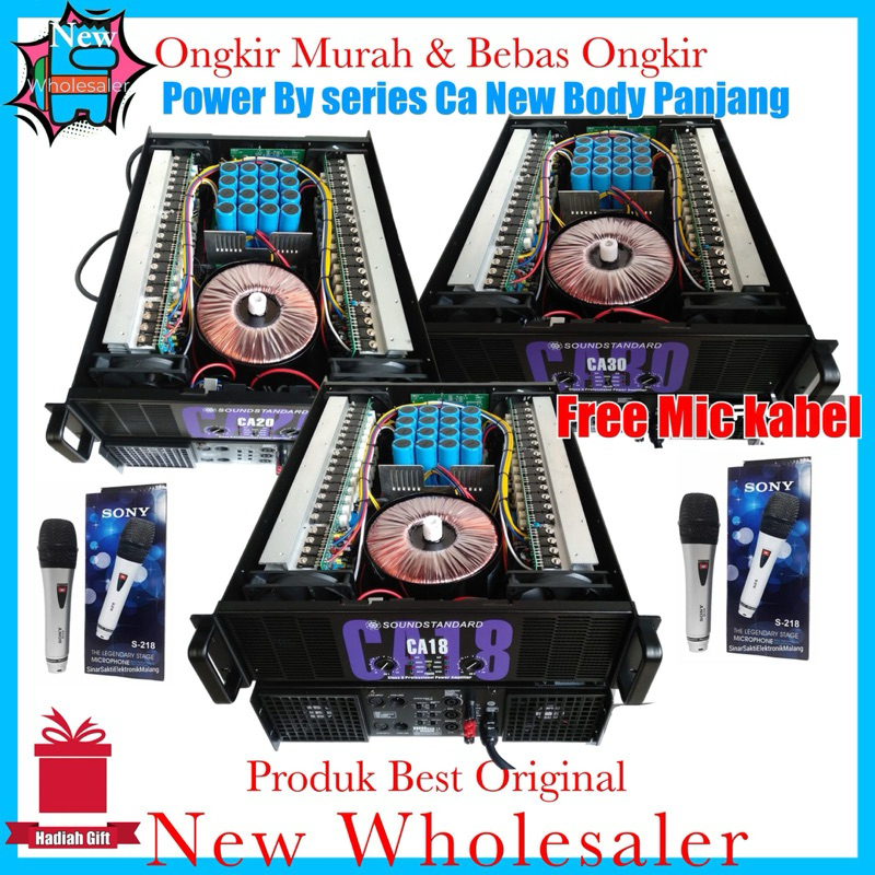 Power Audio Sound Soundstandar Series Ca 18 Ca 20 Ca 30 import original