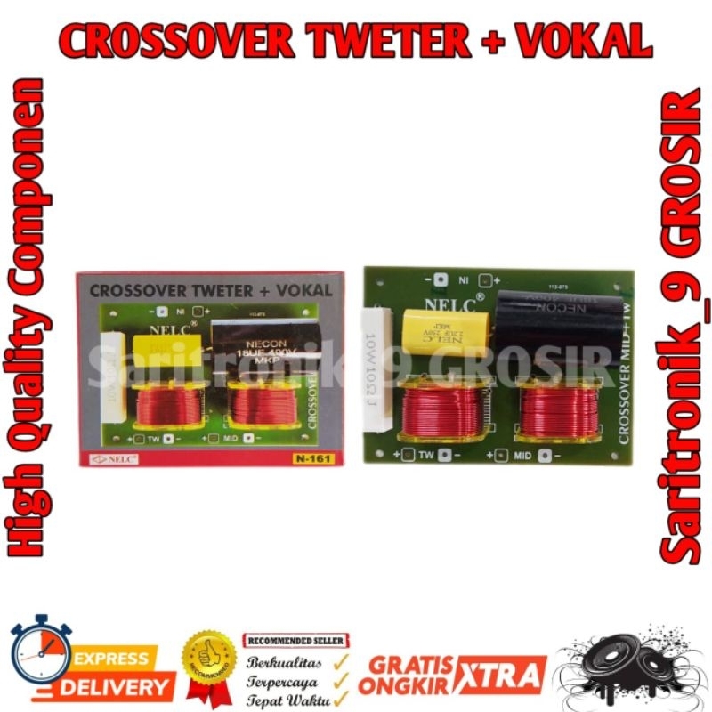 CROSSOVER PASIF 1 WAY KHUSUS TWEETER MERK NELC