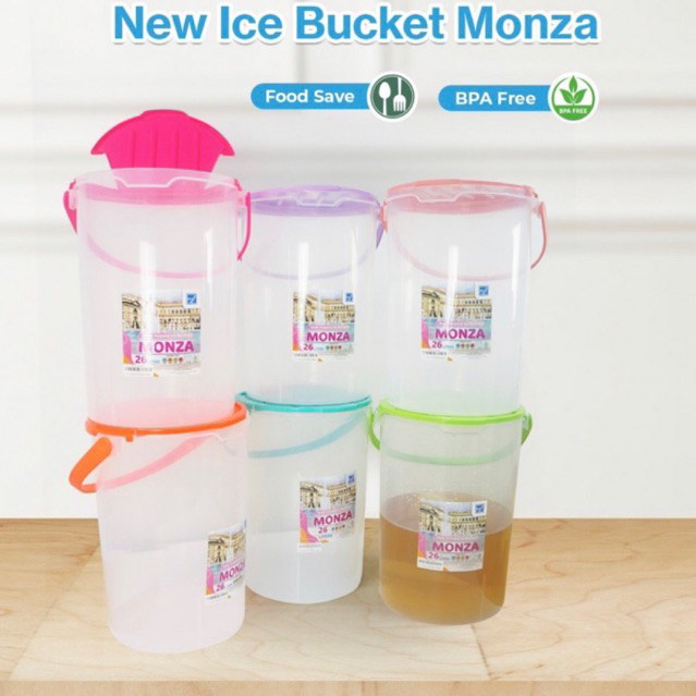 EZY MONZA ICE BUCKET/WADAH ES PLASTIK 26 LITER KUAT & KOKOH