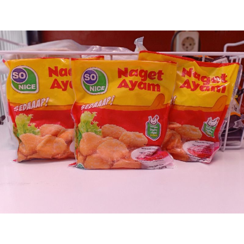 

SO NICE NUGGET AYAM 250 GR