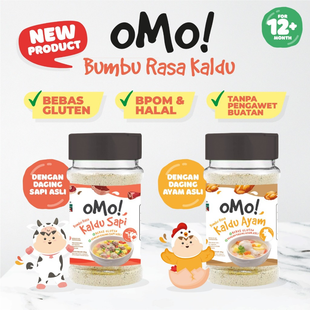 

OMO! Kaldu 50gr / Kaldu Bayi / Kaldu MPASi Non MSG