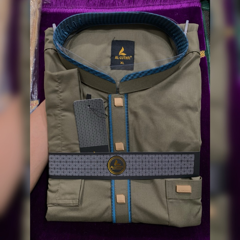 100% aman al-luthfi setelan pakistan dewasa lengan pendek ~ baju koko kurta setelan pakistan al