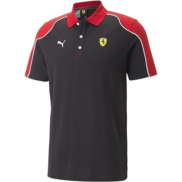 KAOS POLO PRIA PUMA Ferrari Race Polo Black 538169 01