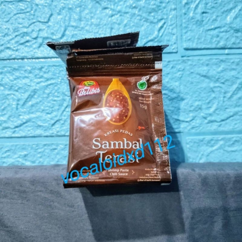 

Dua Belibis Sambal Terasi 15gr x 10 Sachet