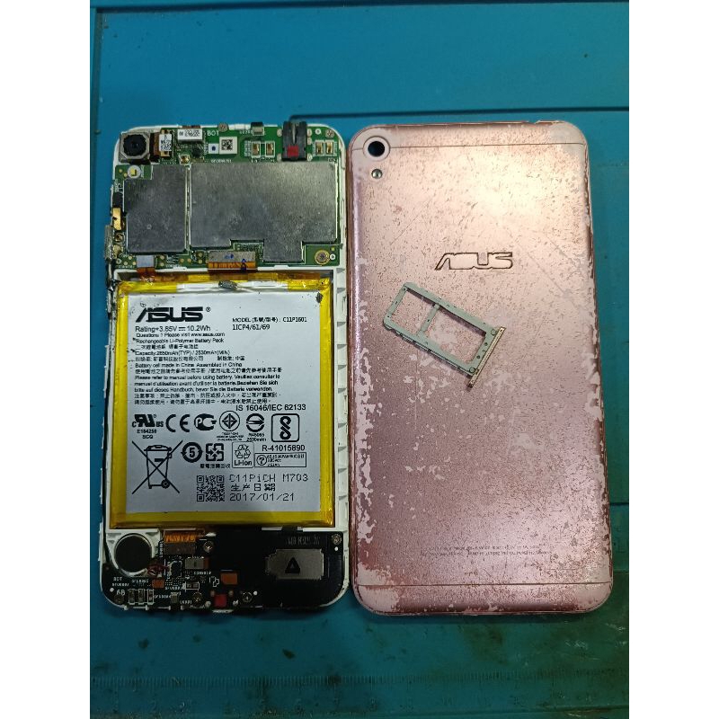 mesin asus Zenfone live a007 nyala normal