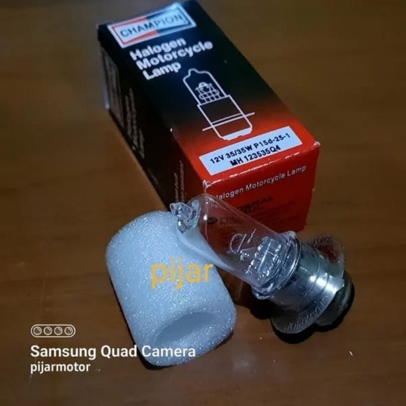Bohlam Halogen Lampu Depan Honda Grand Prima Yamaha Alfa Champion