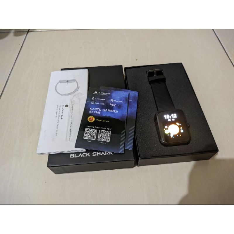 Black Shark Watch GT Smartwatch Second Original Fullset