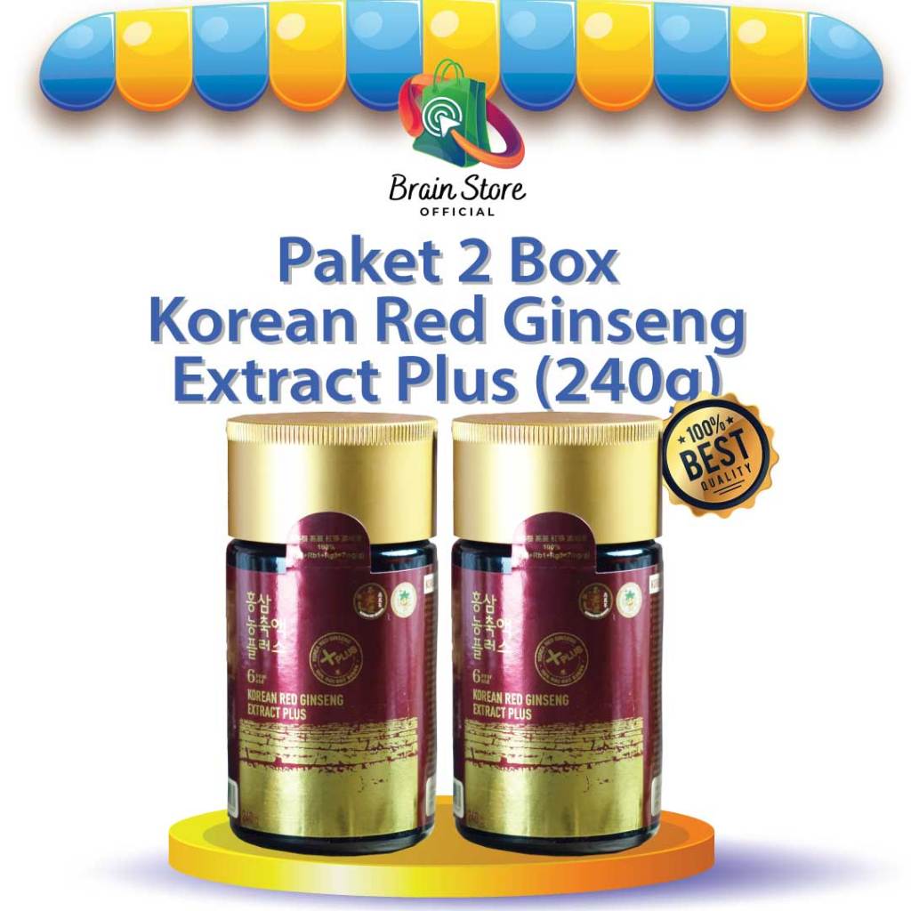 

(Paket 2 Box) Korean Red Ginseng Extract Plus 240g