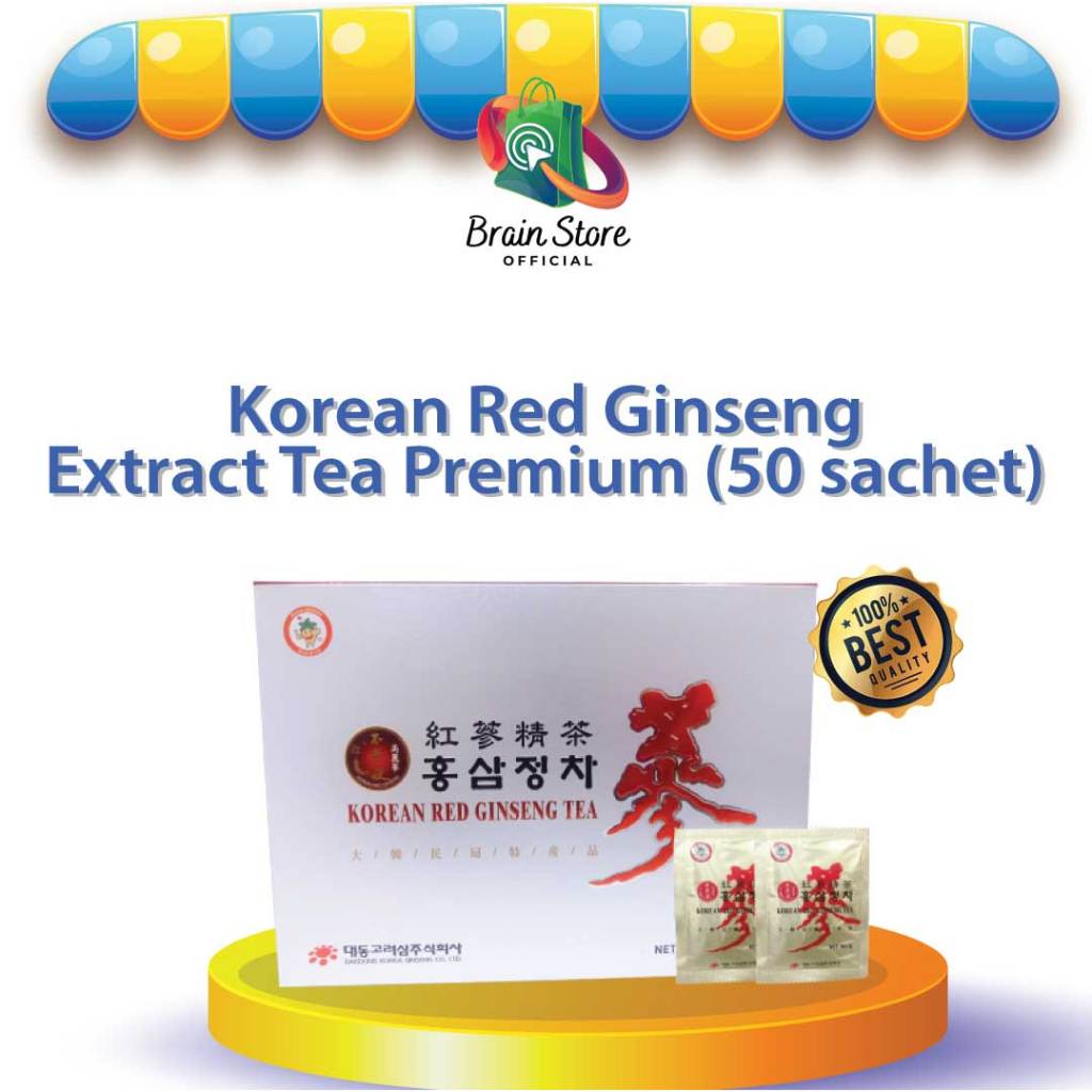 

Korean Red Ginseng Extract Tea (Premium) 50 sachet