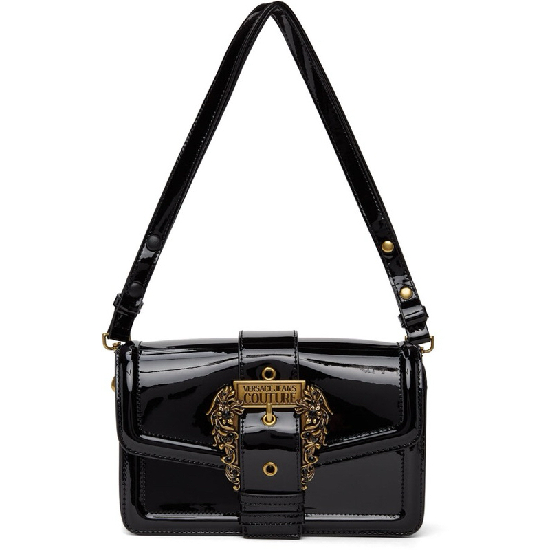 VERSACE JEANS COUTURE PATENT BUCKLE BAG