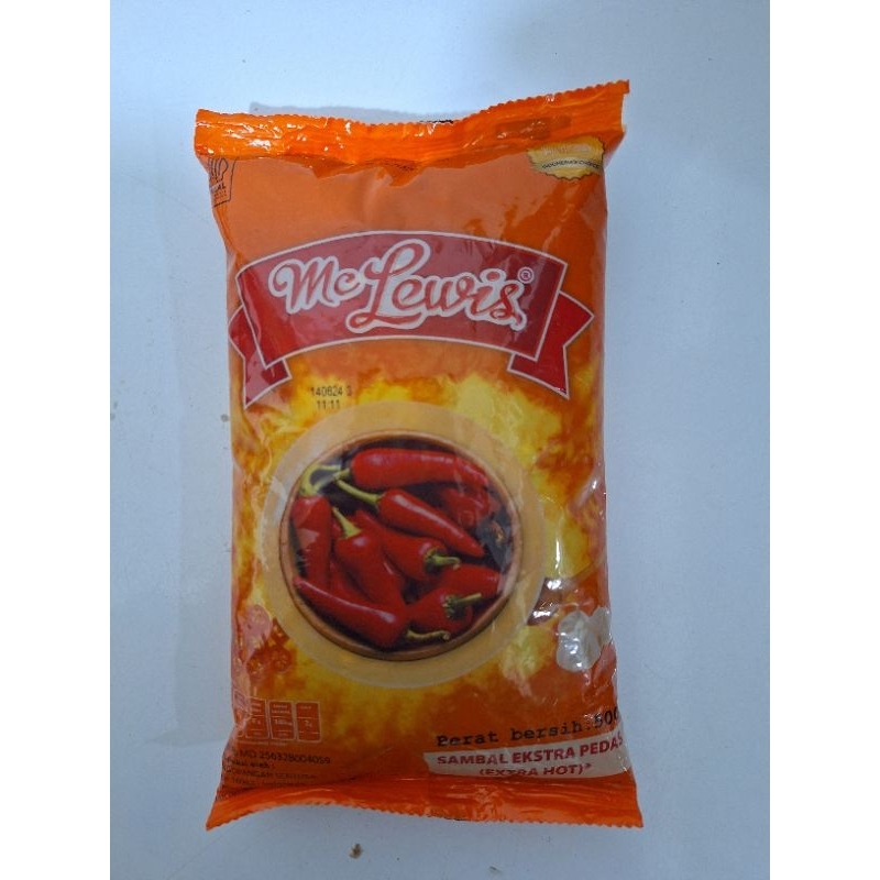 

MCLEWIS EXTRAHOT / SAMBAL EXTRA PEDAS 500gr